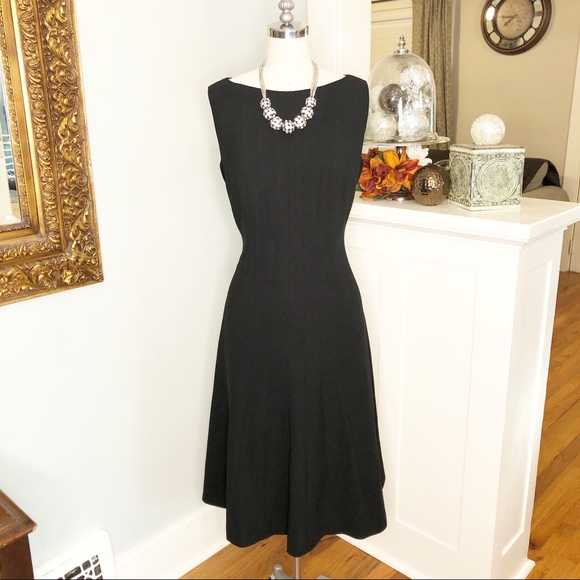 Talbots Dresses & Skirts - Talbots Black Sleeveless Fit & Flare Dress NWT